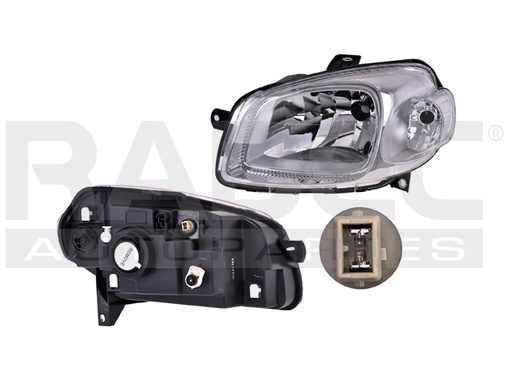 [019-1108-01] FARO FT UNO 11-14 MANUAL FONDO CROMADO S/FOCO DEPO IZQ