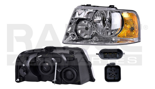 [019-1213-01] FARO FD EXPEDITION 03-06 FONDO CROMADO S/FOCO DEPO IZQ