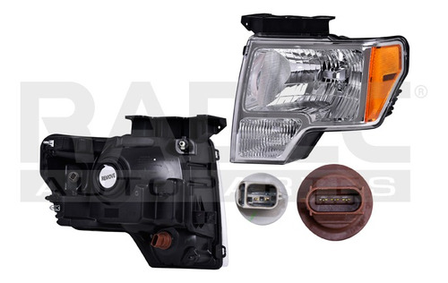 [019-1215-25] FARO FD F-150 09-14 S/FOCO BISEL CROMADO DEPO IZQ