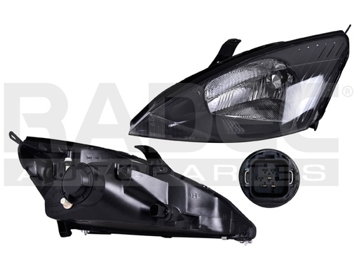 [019-1219-07] FARO FD FOCUS 03-04 FONDO GRIS S/FOCO DEPO IZQ