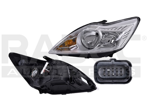 [019-1219-13] FARO FD FOCUS 09-11 FONDO CROMADO TYC IZ