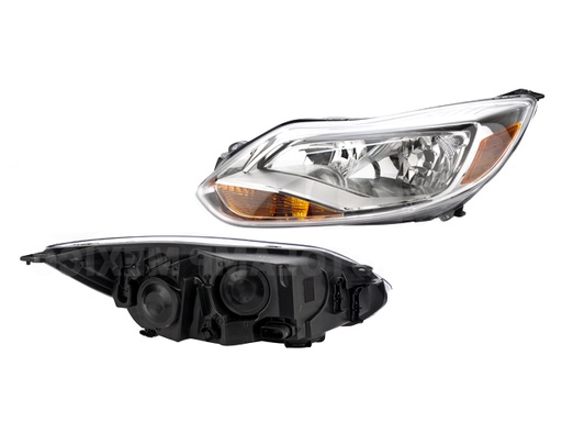 [019-1219-31] FARO FD FOCUS 12-14 4 Y 5 PUERTAS FONDO CROMADO S/FOCO DEPO IZQ