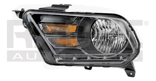 [019-1228-27] FARO FD MUSTANG 10-12 FILO CROMADO P/FOCO HALOGENO S/FOCO DEPO IZQ