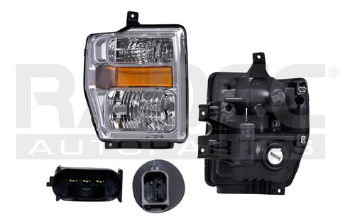 [019-1232-14] FARO FD SUPER DUTY 08-10 FONDO CROMADO S/FOCO DEPO DER