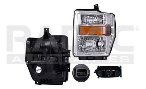 [019-1232-15] FARO FD SUPER DUTY 08-10 FONDO CROMADO S/FOCO DEPO IZQ