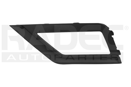 [003-3110-27] REJILLA FASCIA DELANTERA VW GOL 19-20 (ARG) C/HOYO P/FARO PEPPER/TRENDLINE/10 ANIVERSARIO L4 4 CILINDROS 1.6L 5 PUERTAS IZQ