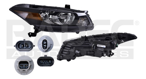 [019-1301-28] FARO HD ACCORD 11-12 2 PUERTAS C/FOCO HALOGENO DEPO DER