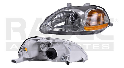 [019-1302-03] FARO HD CIVIC 96-98 2 Y 4 PUERTAS P/FOCO HALOGENO S/FOCO DEPO IZQ