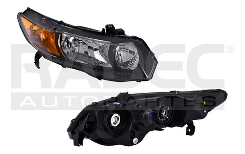 [019-1302-12] FARO HD CIVIC 06-09 2 PUERTAS S/FOCO DEPO DER