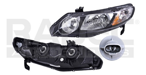 [019-1302-39] FARO HD CIVIC 06-11 4 PUERTAS HYBRID S/FOCO DEPO IZQ