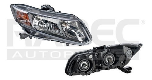 [019-1302-48] FARO HD CIVIC 13-15 4 PUERTAS/13 2 PUERTAS C/FOCO DEPO DER