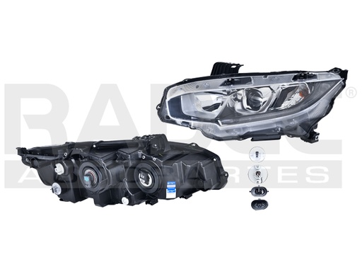 [019-1302-65] FARO HD CIVIC 16-18 2 Y 4 PUERTAS C/FOCO HALOGENO DEPO IZQ
