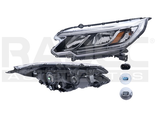 [019-1303-27] FARO HD CR-V EX SE 15-16 C/LUZ DE DIA C/LEDS C/FOCO DEPO IZQ