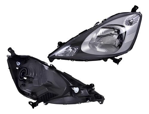 [019-1304-03] FARO HD FIT 09-12 MANUAL FONDO CROMADO P/FOCO HALOGENO S/FOCO DEPO IZQ