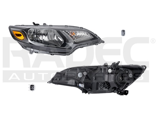 [019-1304-20] FARO HD FIT 15-17 C/FOCO HALOGENO DEPO DER