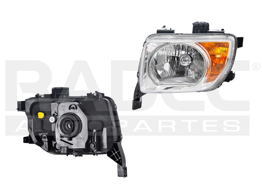 [019-1309-09] FARO HD ELEMENT 03-08 FONDO CROMADO TYC IZQ