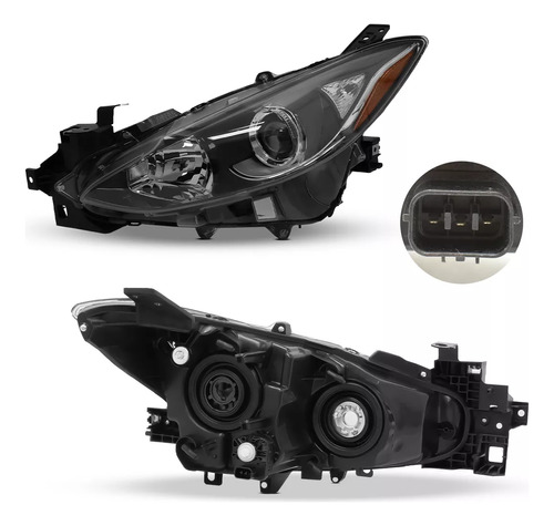 [019-1901-17] FARO MZ 3 14-16 4 Y 5 PUERTAS C/FOCO HALOGENO DEPO IZQ