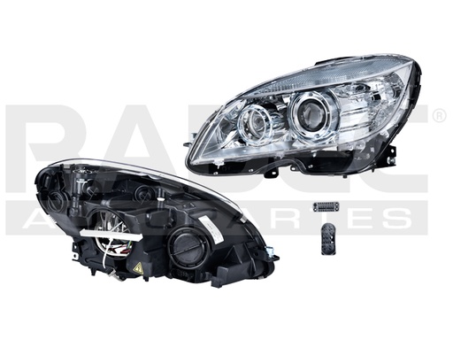 [019-2002-21] FARO MC CLASE C 08-11 P/FOCO XENON TYC IZQ