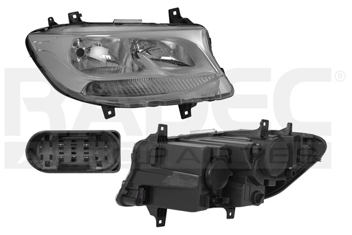 [019-2006-12] FARO MC SPRINTER 19-21 ELECTRICO C/MOTOR S/FOCO DEPO DER
