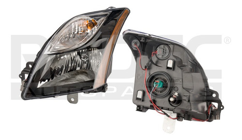 [019-2316-51] FARO NS SENTRA 10-12 FONDO NEGRO C/FOCO DEPO IZQ