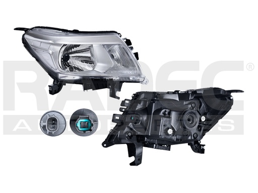 [019-2346-04] FARO NS NP300 16-20 MANUAL/ELECTRICO FONDO CROMADO S/FOCO DEPO DER