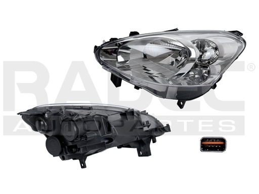 [019-2407-11] FARO PG PARTNER 13-15 ELECTRICO C/MOTOR P/FOCO HALOGENO S/FOCO DEPO IZQ