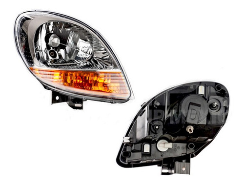 [019-2602-16] FARO RN KANGOO 09-17 ELECTRICO C/CUARTO AMBAR S/FOCO DEPO DER