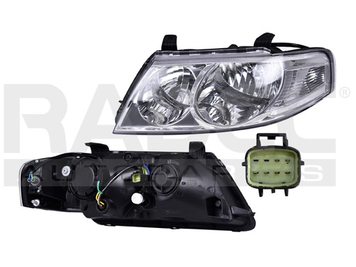 [019-2610-03] FARO RN SCALA 10-13 MANUAL FONDO CROMADO P/FOCO HALOGENO S/FOCO DEPO IZQ