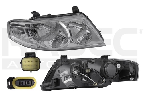 [019-2610-08] FARO RN SCALA 10-12 ELECTRICO S/MOTOR FONDO CROMADO S/FOCO DEPO DER