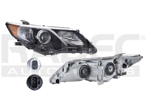 [019-3002-72] FARO TY CAMRY 12-14 FONDO NEGRO TYC DER