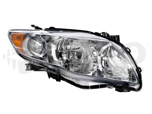[019-3004-26] FARO TY COROLLA 09-10 FONDO CROMADO S/FOCO DEPO DER