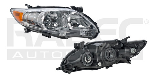 [019-3004-38] FARO TY COROLLA 11-13 FONDO CROMADO S/FOCO DEPO DER