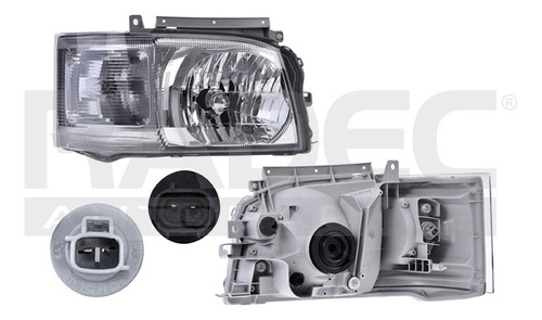 [019-3005-00] FARO TY HIACE 06-11 MANUAL/ELECTRICO P/FOCO HALOGENO S/FOCO DEPO DER