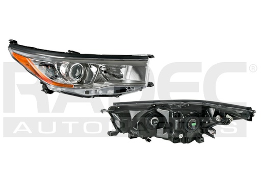 [019-3006-20] FARO TY HIGHLANDER 14-16 FONDO CROMADO C/FOCO DEPO DER