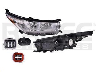 [019-3006-22] FARO TY HIGHLANDER 17-19 FONDO CROMADO S/LUZ DE DIA C/FOCO DEPO DER