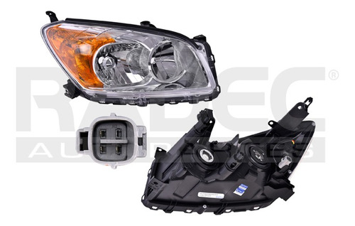 [019-3011-20] FARO TY RAV 4 LIMITED 09-12 FONDO CROMADO S/FOCO DEPO DER