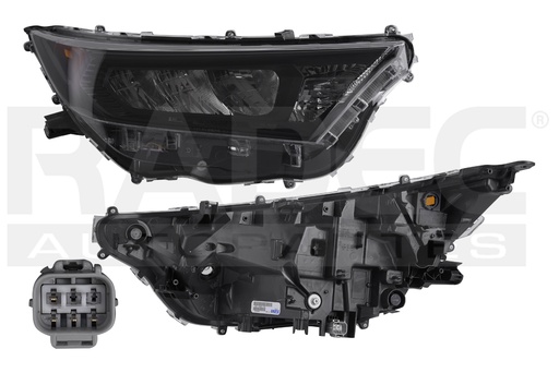[019-3011-44] FARO TY RAV 4 20-23 FILO NEGRO S/FOCO DEPO DER