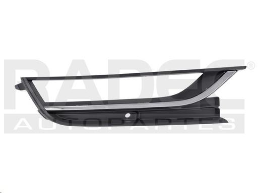 [003-3114-28] REJILLA FASCIA DELANTERA VW PASSAT 12-15 C/HOYO P/FARO F/CROMADO DER