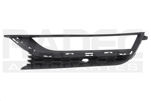 [003-3114-31] REJILLA FASCIA DELANTERA VW PASSAT 12-15 C/HOYO P/FARO S/MOLDURA IZQ