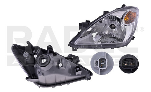 [019-3025-01] FARO TY AVANZA 07-11 MANUAL P/FOCO HALOGENO S/FOCO DEPO IZQ