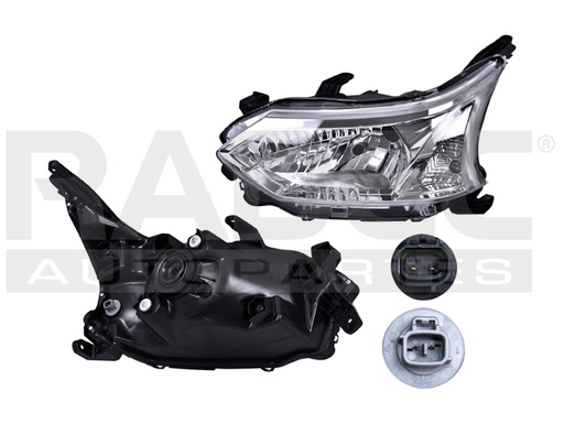 [019-3025-07] FARO TY AVANZA 16-19 MANUAL P/FOCO HALOGENO S/FOCO DEPO IZQ
