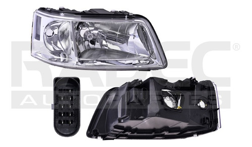 [019-3109-02] FARO VW EUROVAN 05-09 ELECTRICO C/MOTOR P/FOCO HALOGENO S/FOCO DEPO DER