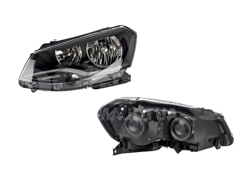 [019-3110-11] FARO VW GOL 13-16 MANUAL DOBLE AS FONDO NEGRO S/FOCO DEPO IZQ