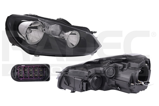 [019-3111-46] FARO VW GOLF 10-14 ELECTRICO C/MOTOR S/FOCOS DEPO DER