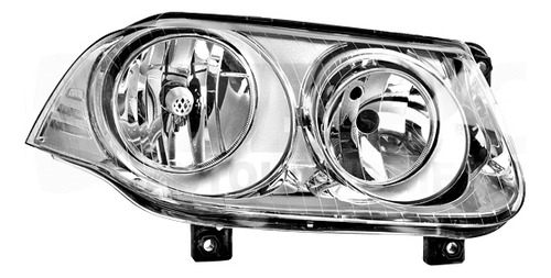 [019-3112-28] FARO VW JETTA 08-15 MANUAL FONDO CROMADO P/FOCO HALOGENO S/FOCO DEPO DER