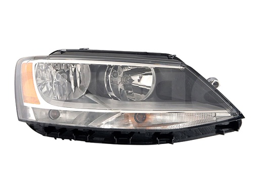 [019-3112-40] FARO VW JETTA BICENTENARIO 11-18 P/2 FOCOS EN CUARTOS S/LUZ DE DIA S/FOCO DEPO DER