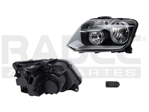 [019-3125-03] FARO VW AMAROK 14-16 ELECTRICO C/MOTOR S/FOCO P/FOCO H7Y H15 9 PINES DEPO IZQ