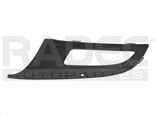 [003-3116-05] REJILLA FASCIA DELANTERA VW POLO 13-14 C/HOYO P/FARO HIGHLINE L4 4 CILINDROS 1.2L 5 PUERTAS IZQ