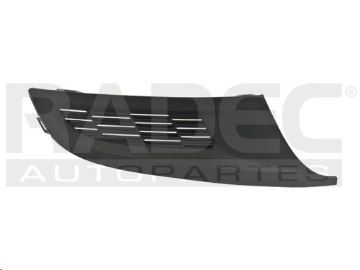 [003-3116-06] REJILLA FASCIA DELANTERA VW POLO 13-14 S/HOYO P/FARO COMFORTLINE L4 4 CILINDROS 1.2L 5 PUERTAS DER