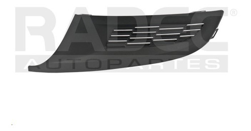 [003-3116-07] REJILLA FASCIA DELANTERA VW POLO 13-14 S/HOYO P/FARO COMFORTLINE L4 4 CILINDROS 1.2L 5 PUERTAS IZQ